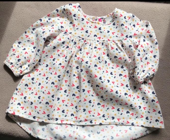 Blouse cœur étoile