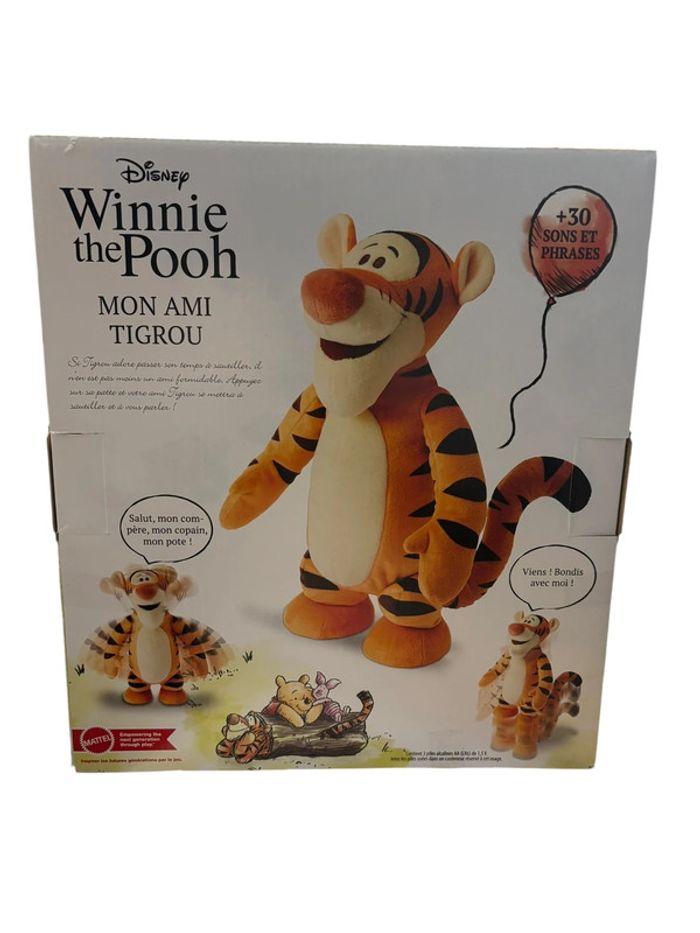 Peluche interactive Disney Winnie The Pooh mon ami Tigrou 30 cm Fisher-price Mattel neuf - photo numéro 2