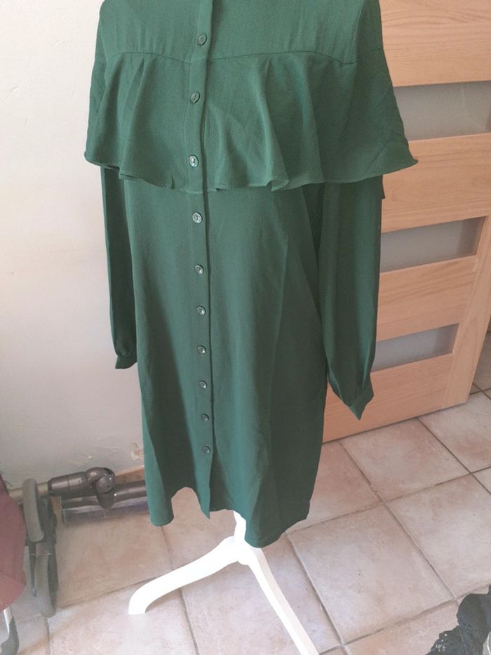 Robe longue vert sapin - photo numéro 7