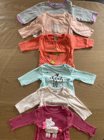 Lot 6 tee-shirts manches longues