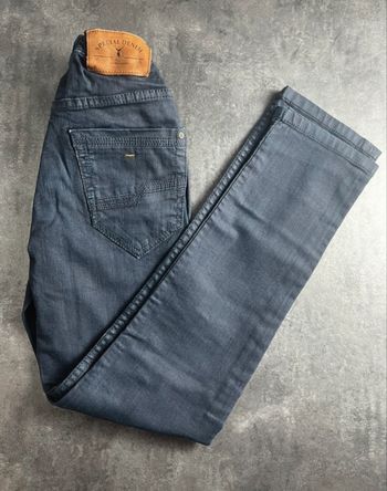 Jean Zara Boys bleu marine taille ajustable 