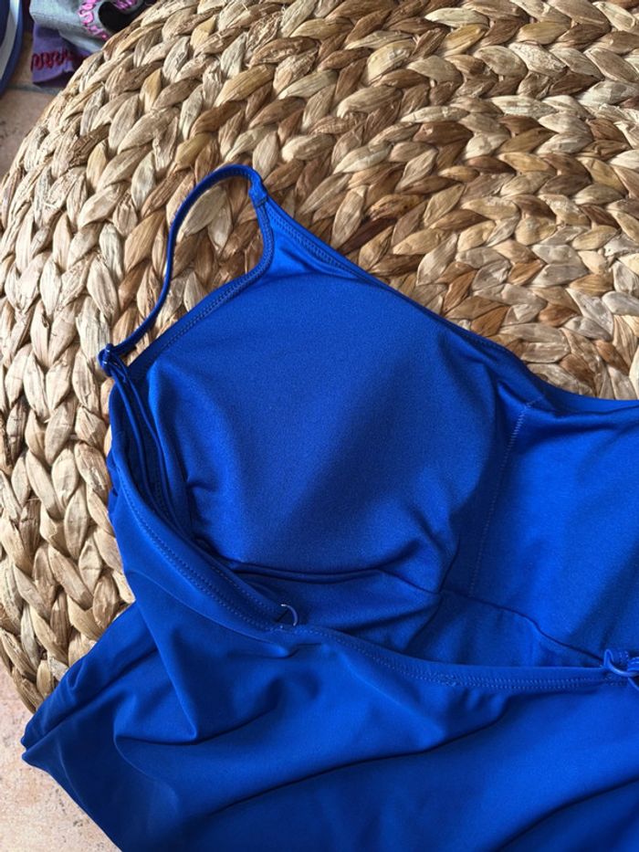 Maillot de bain bleu 1 pièce - photo numéro 5
