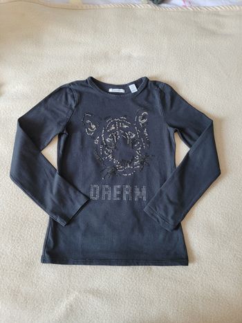 T-shirt manches longues okaidi 8 ans