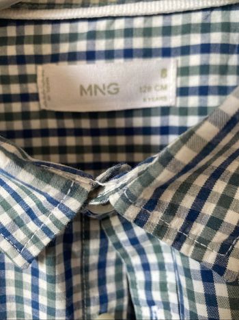 Chemise Vichy 8 ans Mango