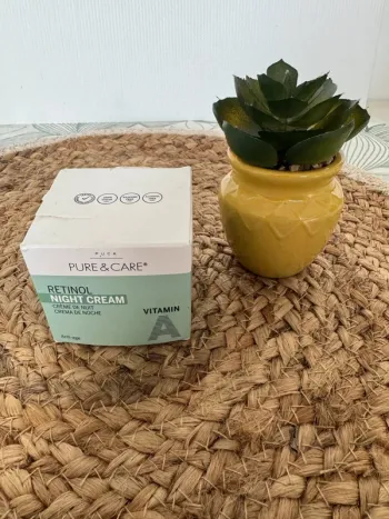 Pure & Care Crème de nuit au rétinol et à la vitamine A anti age 50mL,