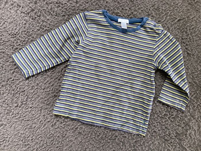 Ensemble teeshirt ML et jean 12 mois - photo numéro 4