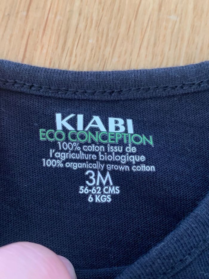 Tee shirt Kiabi 3 mois 56-62 cm - photo numéro 3