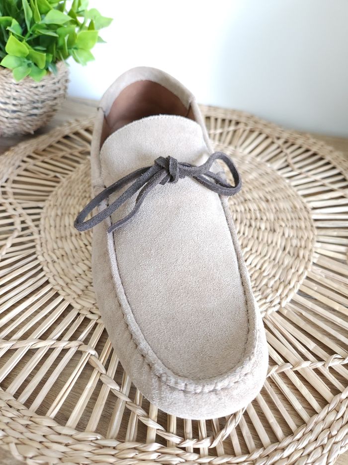 Mocassins en cuir Suède Taupe Tommy Hilfiger Pointure 42 - photo numéro 7