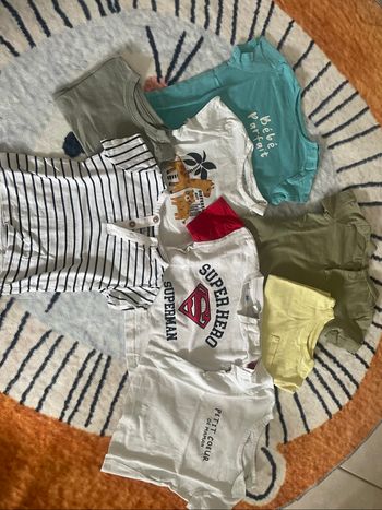 Lot t-shirt 6 mois