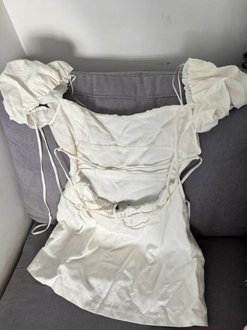 Robe Zara neuve blanc crème