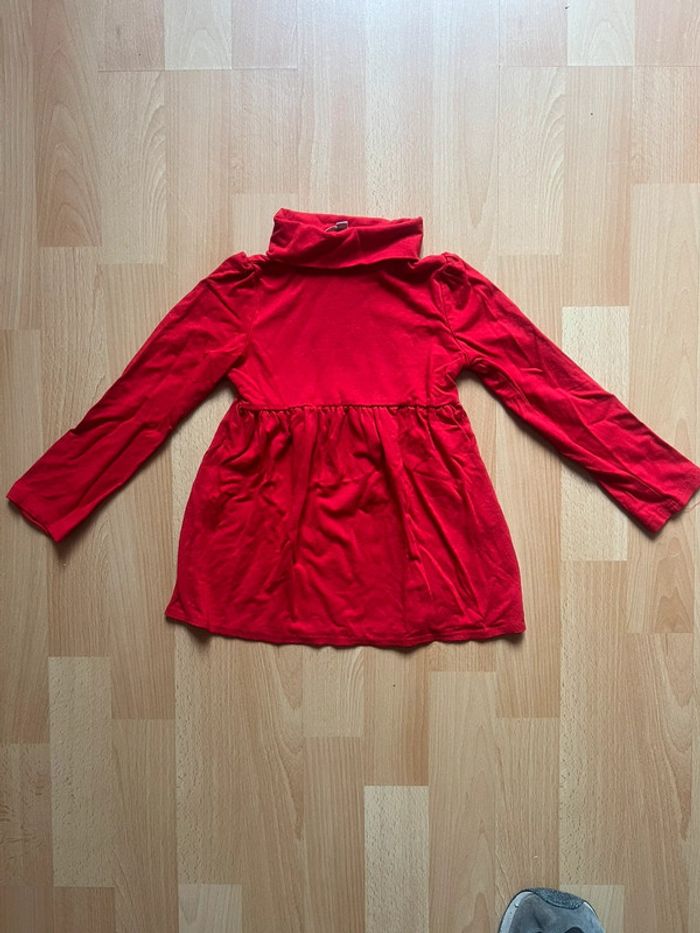 Robe fille 4ans rouge