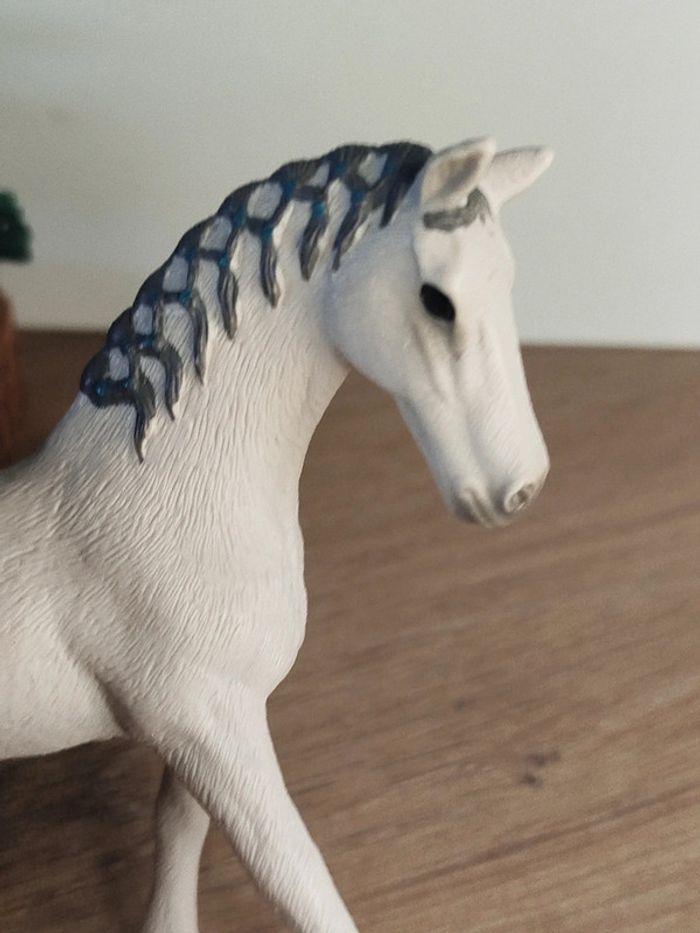 Schleich jument blanche Figurine Animal équidé - photo numéro 2