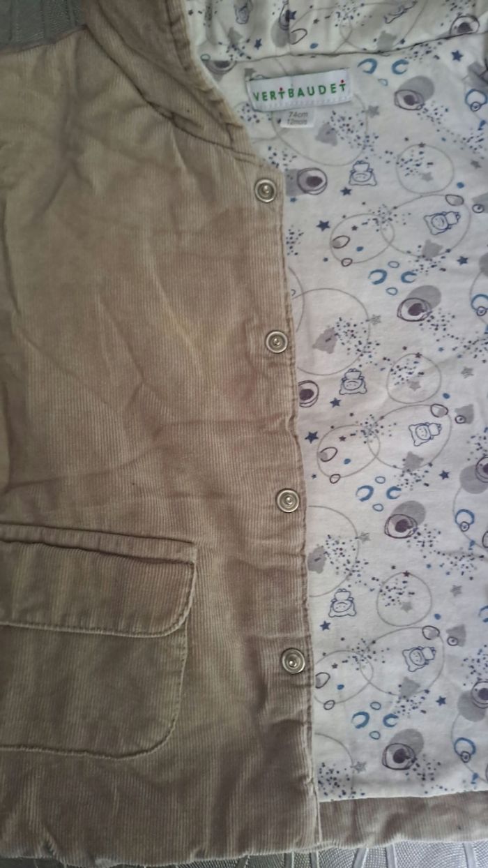 Manteau garçon 12 mois Vertbaudet - photo numéro 4