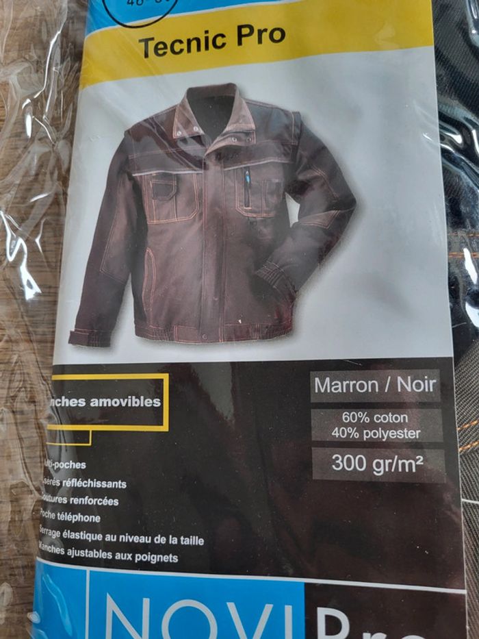 Lot de 2 vestes de travail Multipoches Novipro en L neuve 🏷 - photo numéro 2