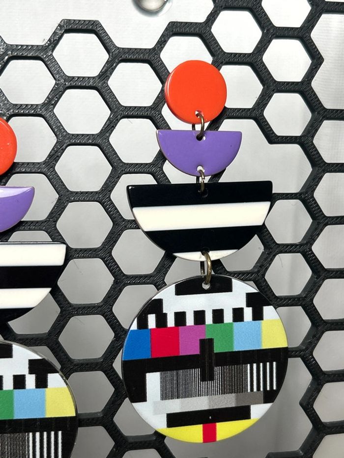 Boucles d’oreilles - La télé en chic - photo numéro 3