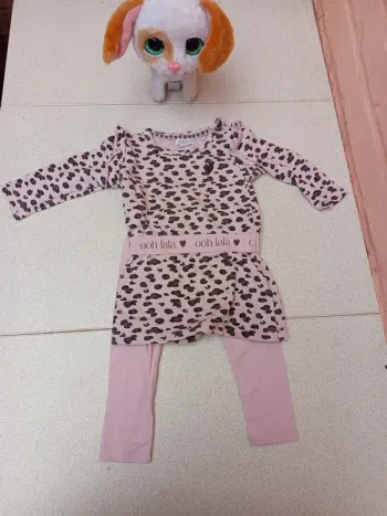 Ensemble tunique +legging 12mois/74