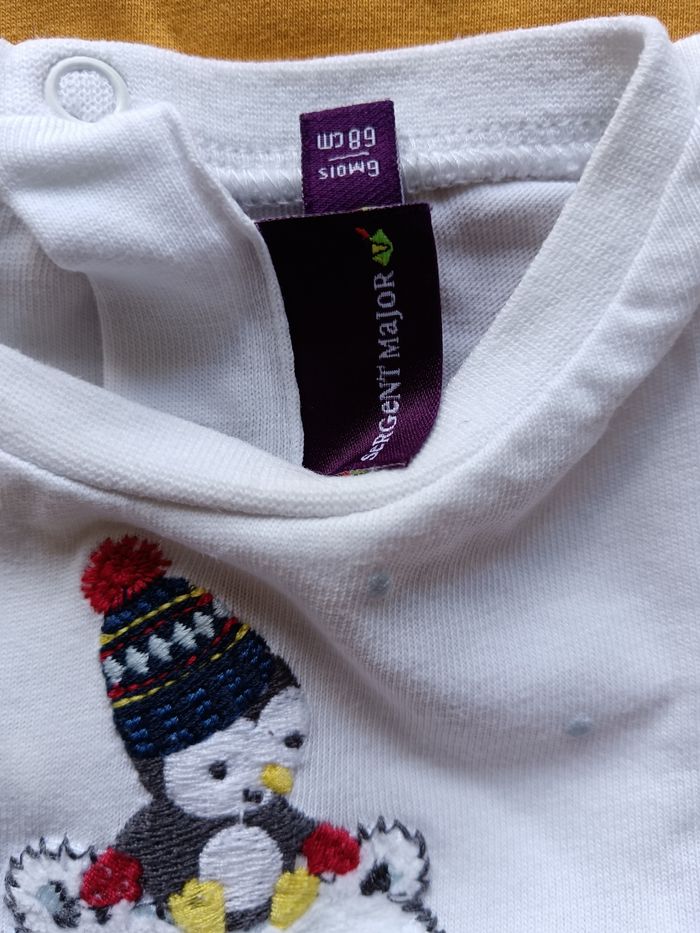 Lot de 2 maillots 6 mois - photo numéro 2