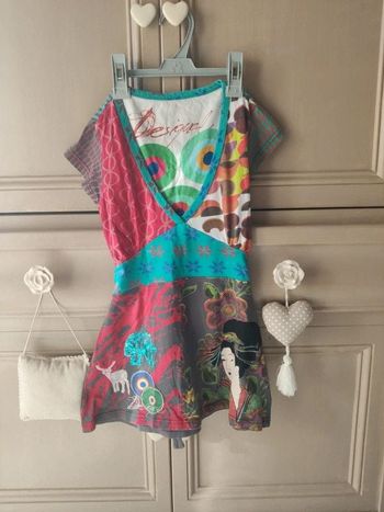 Tunique desigual imprimé taille 34