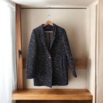 manteau mi-long Ikks noir taille L