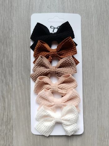 Lot de 6 barrettes à cheveux enfant