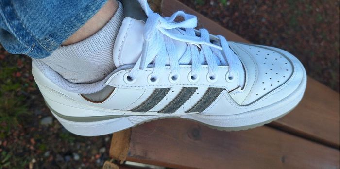 Adidas forum low cuir blanc t.36 2/3- UK 4 - photo numéro 6
