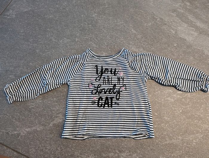 T-shirt à manches longues fille 3 ans