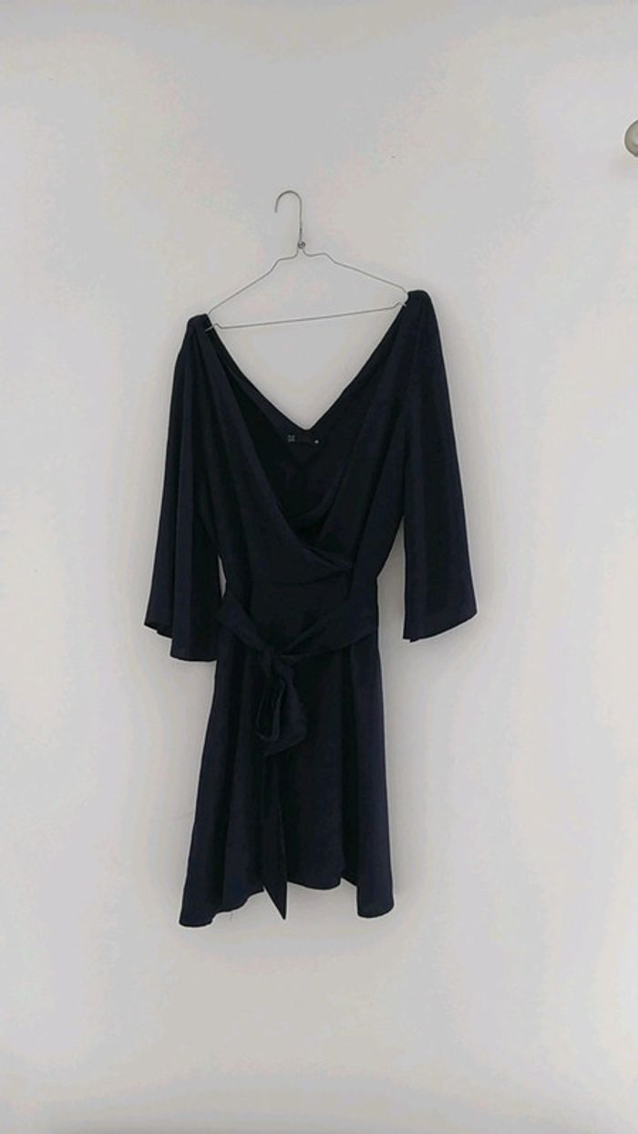 Robe portefeuille satin