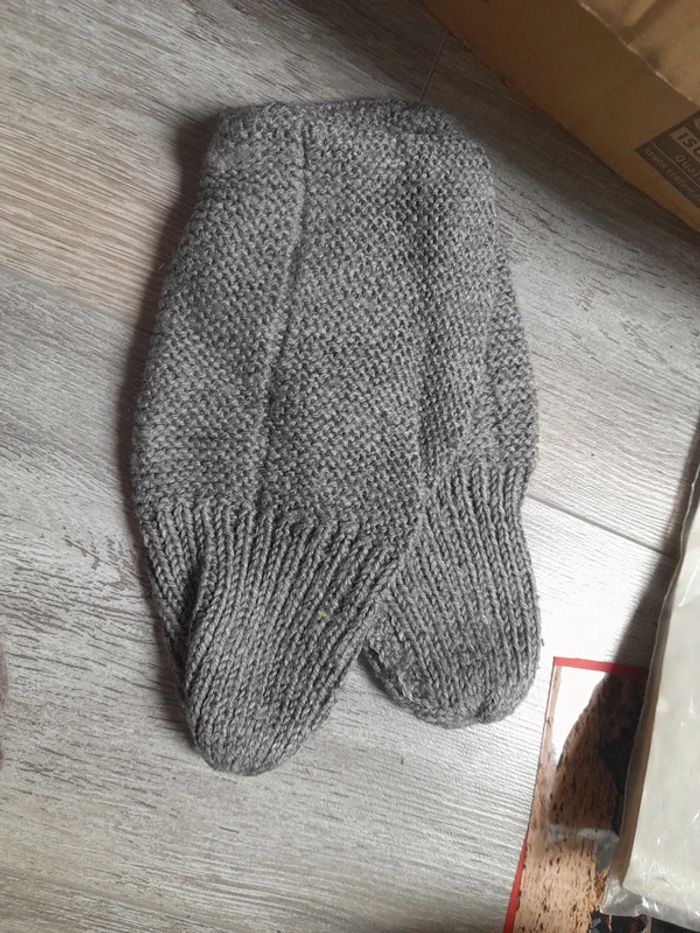 Chausson fait main en laine