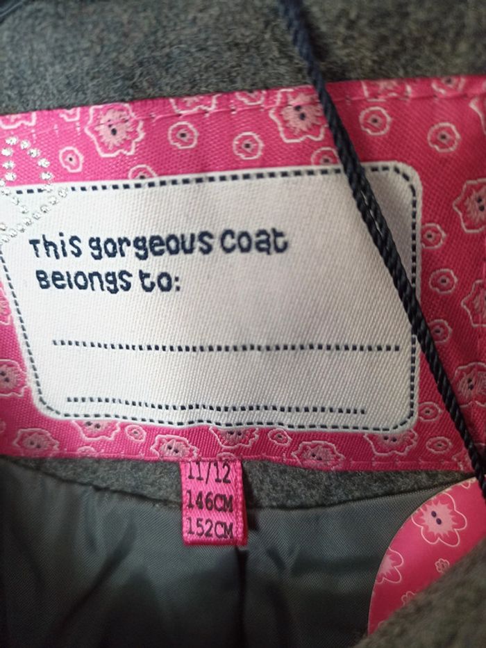 Manteau gris taille 11-12 ans - photo numéro 2