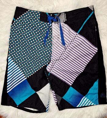 short de bain imprimé/brodé firefly - homme taille S - multicolore (517)