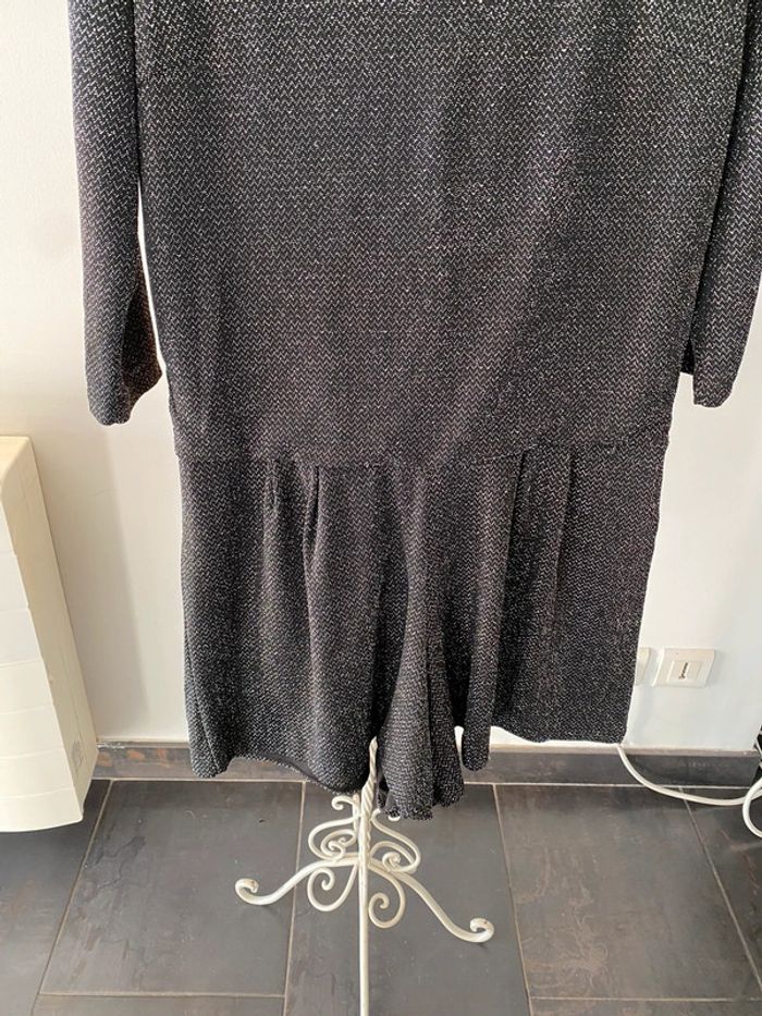 Combishort One by Gémo noire argentée taille L - photo numéro 3