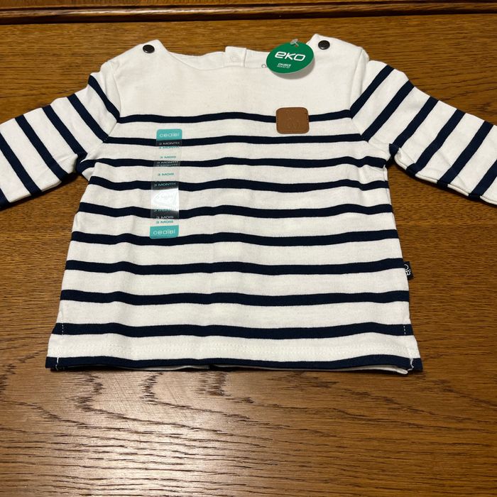 Tee-shirts manche longue obaïbi 3 mois