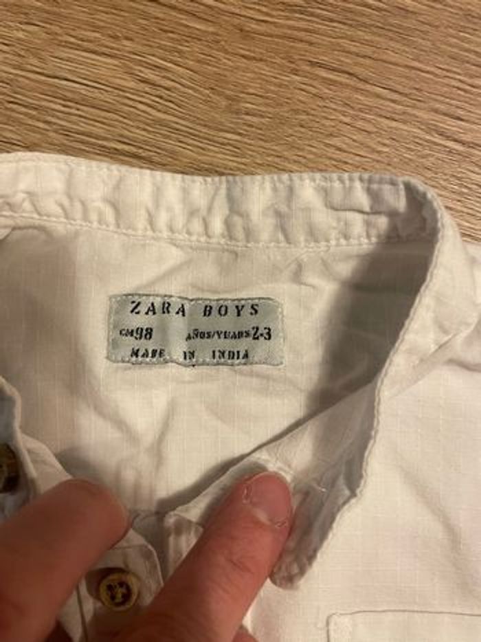 2 chemises blanches manches longues 3 ans - photo numéro 6