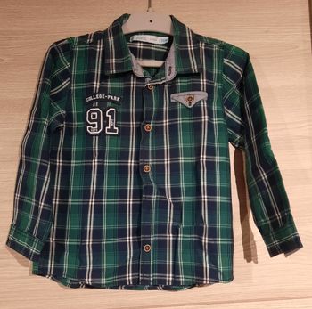 Chemise manches longues Taille 36mois gemo