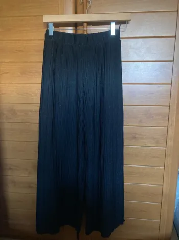 Pantalon femme fluide large S plissée