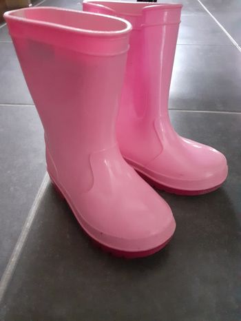 Bottes de pluie roses