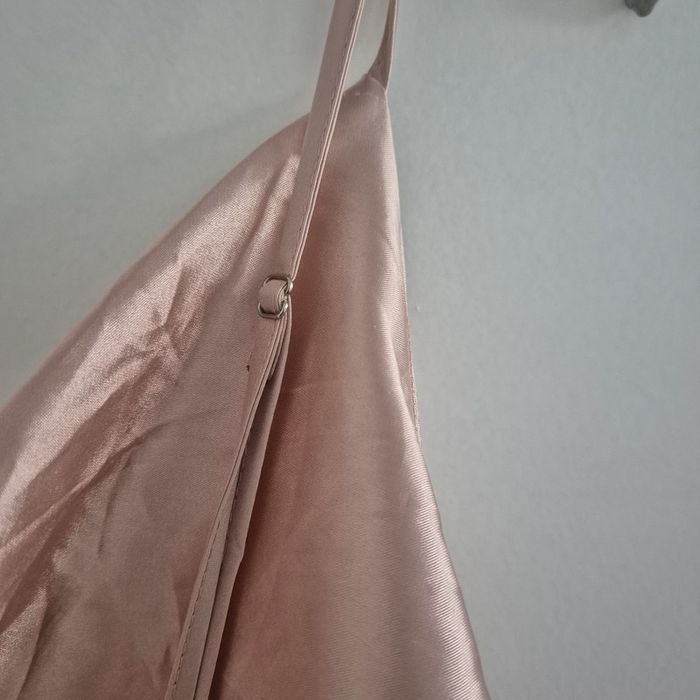 Nuisette en satin et dentelle rose pale beige - Shein - Taille M : 38 - 40 - photo numéro 8