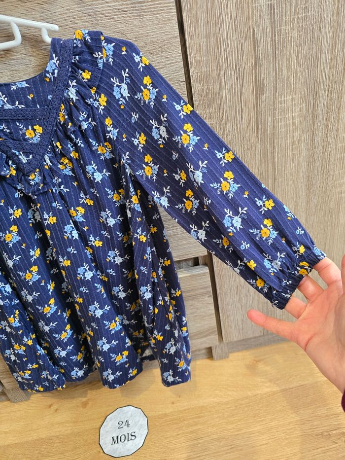 Vêtement Bébé Fille - Ensemble : Robe + Gilet - Sergent Major - 24 mois 86 cm - photo numéro 7