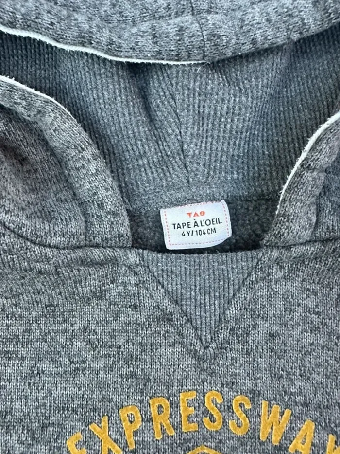 Sweat gris tape à l’œil 4 ans - photo numéro 5