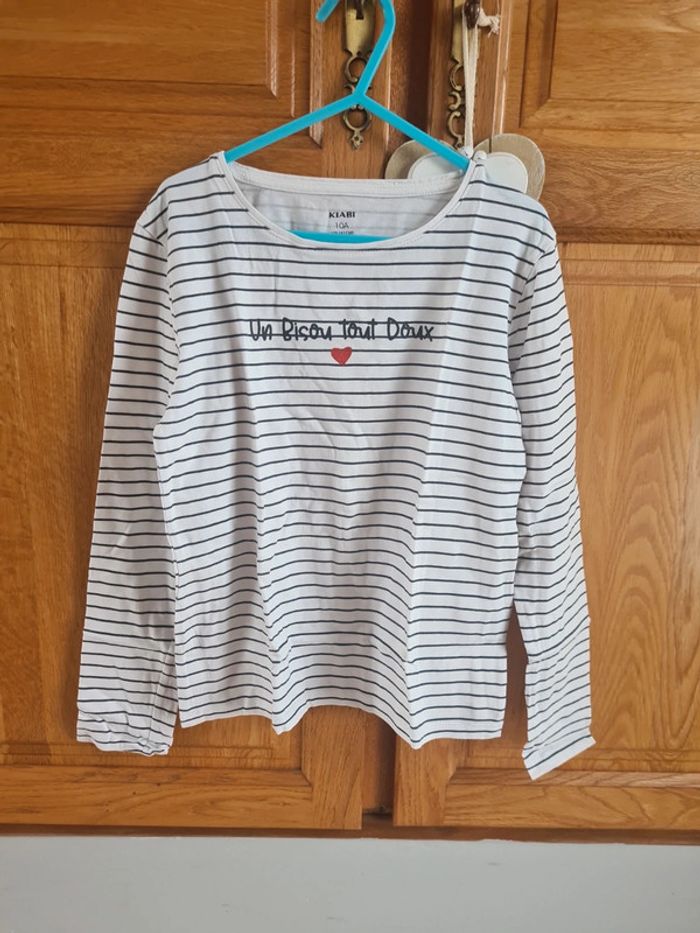 Lot 12 t shirt manches longues okaidi kiabi c&a - photo numéro 8