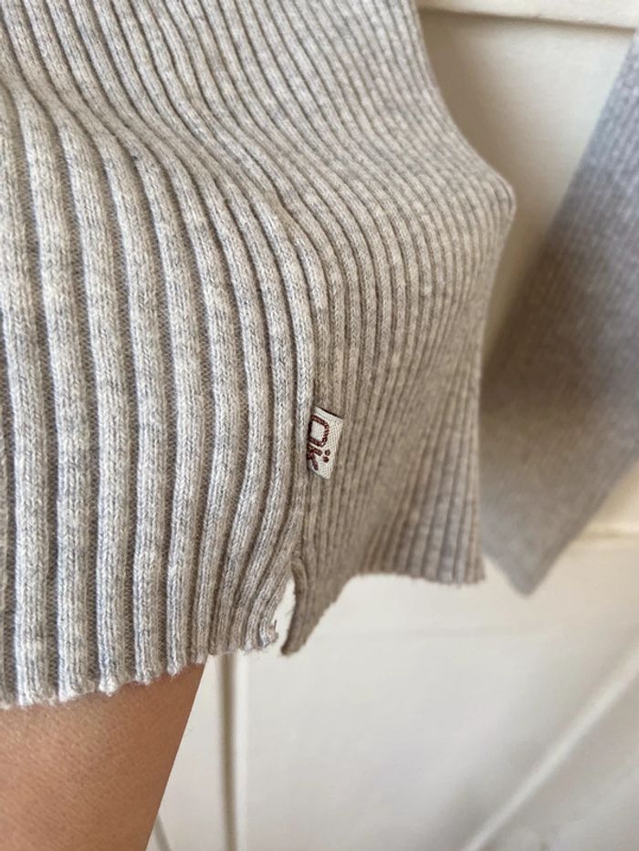 Gilet coton gris Okaïdi taille 14 ans - photo numéro 5