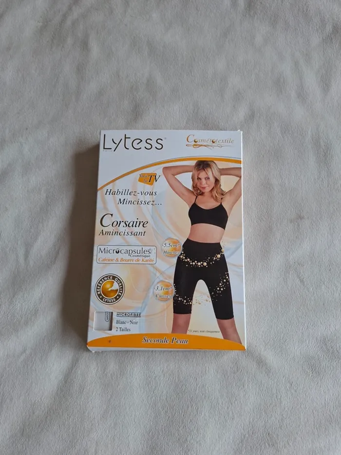 Corsaire Amincissant, marque Lytess, taille S/M, neuf noir