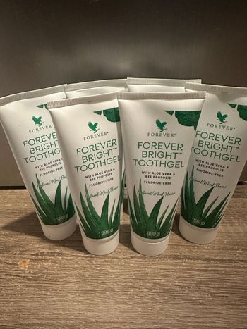 6 dentifrices Forever bright toothgel