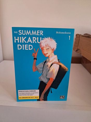 Manga Summer Hikaru Died exemplaire non corrigée promotionnel tome 1