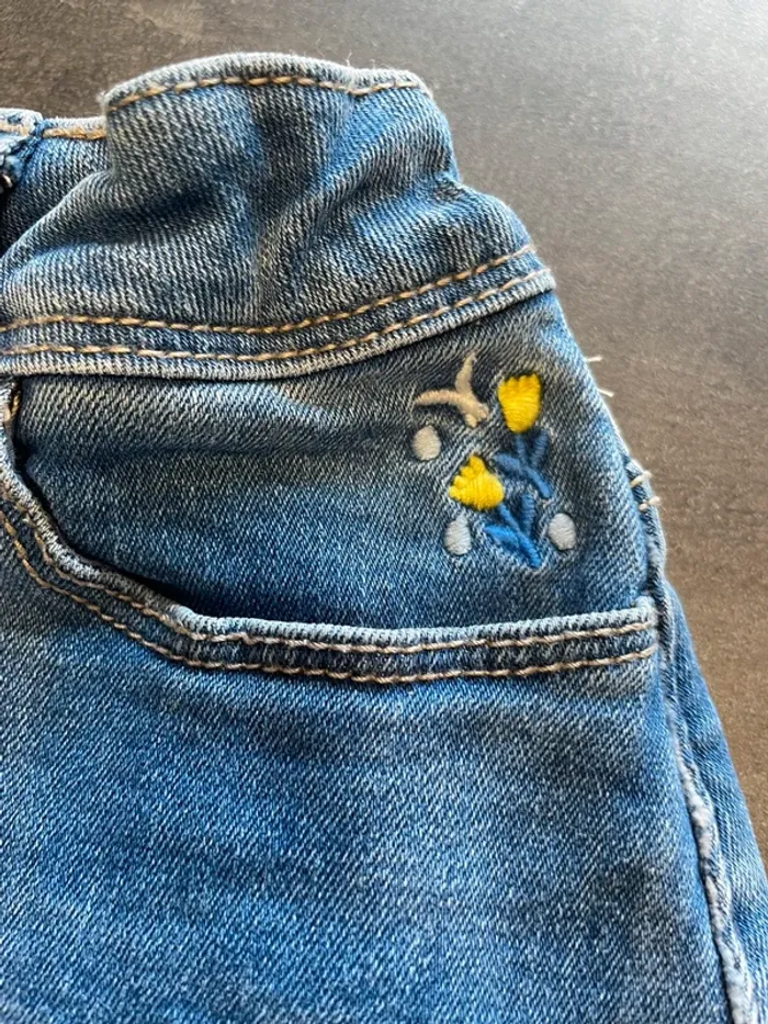 Lot jupe en jeans 8 ans Okaidi/DPAM - photo numéro 3