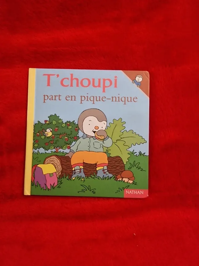 Livre 19 t'choupi part en pique nique