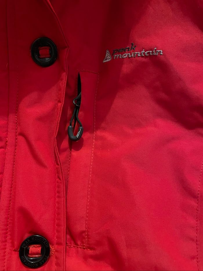 Parka hiver rouge - Peak Mountain - M - photo numéro 5