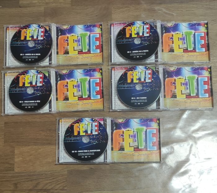 Lot de cinq CD Méga fête - photo numéro 3