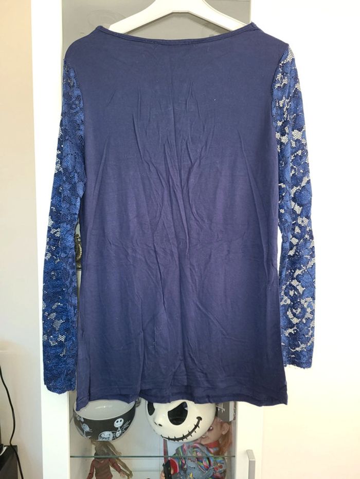 👚tee-shirt dentelles taille M👚 - photo numéro 3