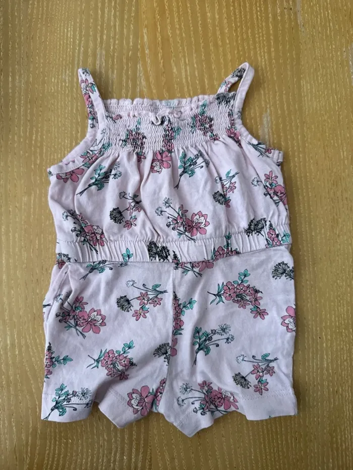 Combi short Kiabi 1 mois